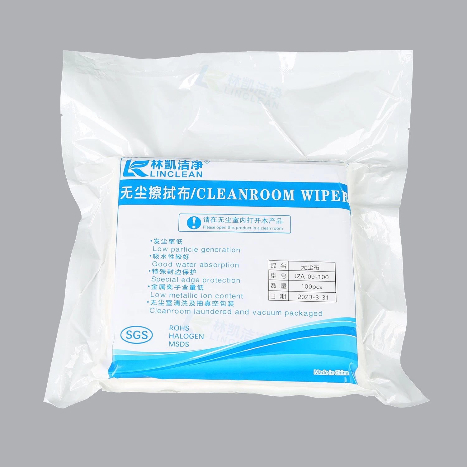 New Polyester Industrial Nonwoven Fabric Cleaning Wipes Cleanroom Wiper