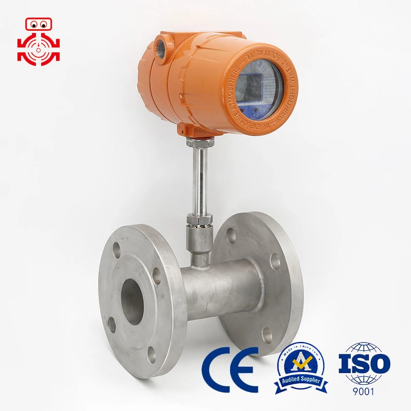 Wireless Thermal Gas Mass Flowmeter Plug-in High Precision Compressed Air and Other Multi-Component Gas Flowmeter 485 Communication