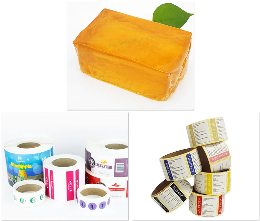 Hot Melt Glue for Label Self-Adhesive Paper Sticker Hot Melt Adhesive Hotmelt Psa Sticking Glue