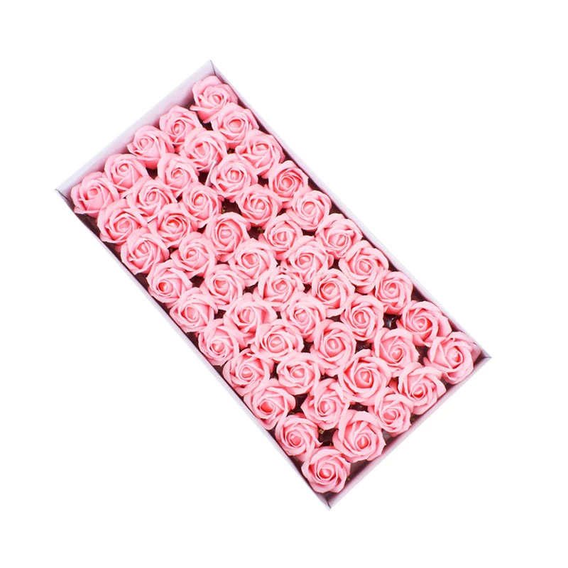 Wholesale/Supplier Soap Roses 50 PCS in Soap Roses Box Flori De Sapun