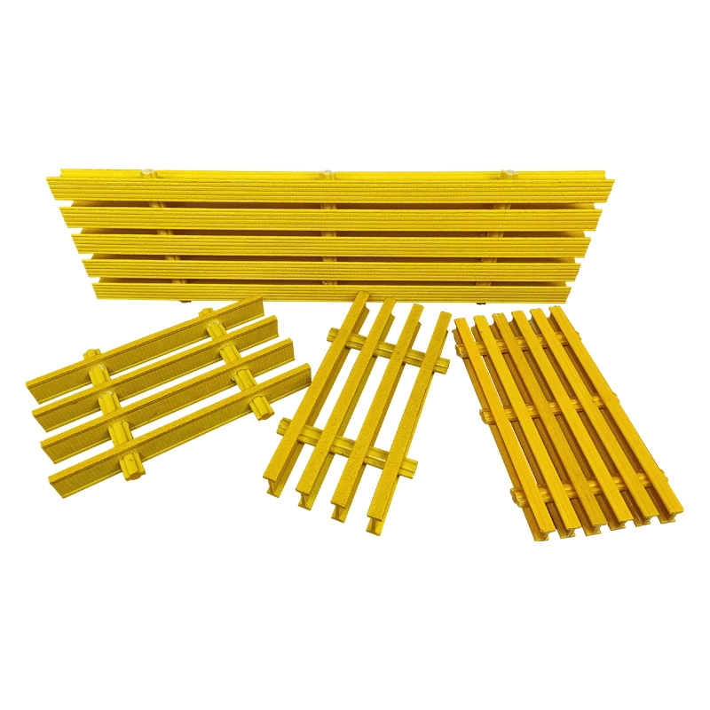 Fiberglass Pultrusion Grating Heavy Duty Pultrusion Grating Treads Pultruded Product