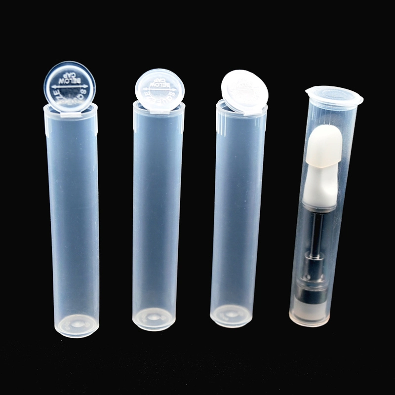 Fast Delivery Plastic Pre Rolled Cones Accessories Rolling Joint Cartridge Packaging Plastic Jar Child Proof Pre Roll Storage Plastic PP Tube