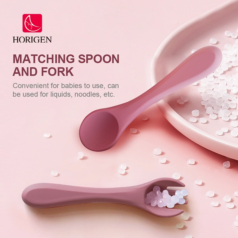 Baby Silicone Plate Bowl and Spoon Dinner Tableware