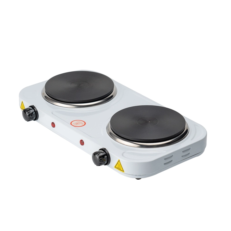 Wholesale/Supplier 2000W Electric Stove Kitchen Use Portable Electric Solid Hot Plate with Two Solid Heating Element