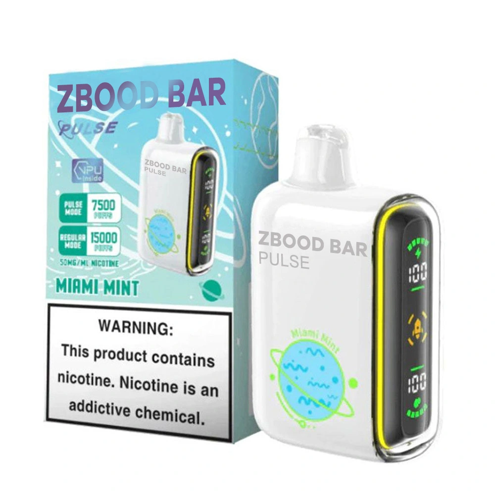 Barre d'impulsions numérique Zbood OEM ODM USA 0/2%/3%/5% Ma6000 Mk Ugly Monkey Ovns stylos Vape jetable