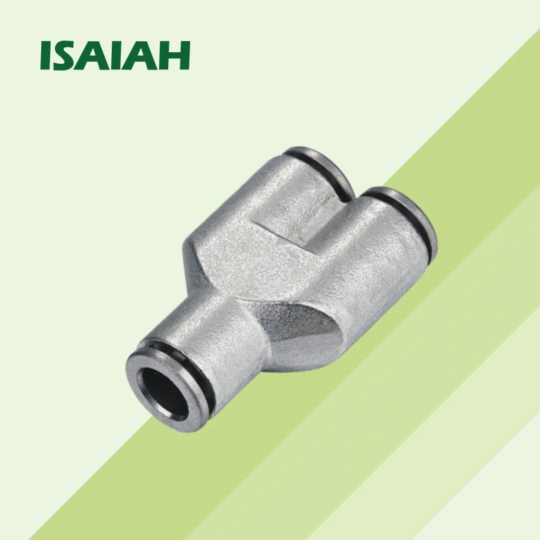 One Touch Connecting Female Compression Pneumatic Copper Brass Push on Fittings