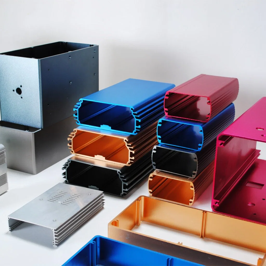 Cajas de disco duro CNC 6061 6063 personalizadas, extrusión, cajas de aluminio Cajas y cajas