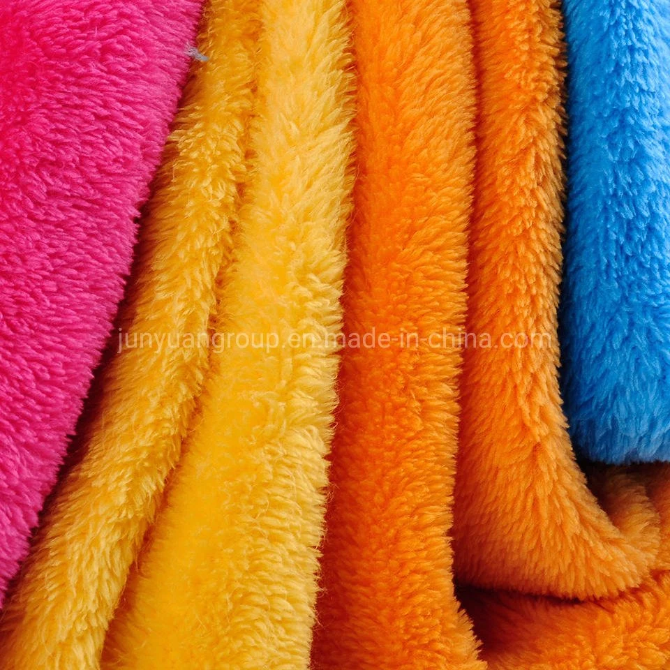 Hot Sale Quality 100% Polyester Super Soft Yarn Dyed Shu Velveteen Fabric for Carpet Toy Blanket