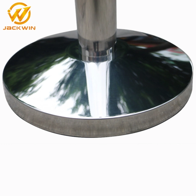 Retractable Belt Barrier Stanchion Stainless Steel Stanchion Belt 2m Stanchion for Bank