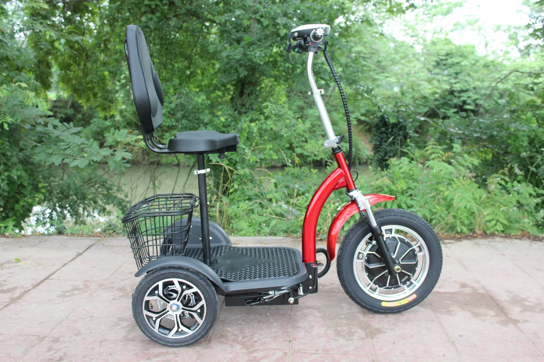 350W 36V de 3 ruedas triciclo eléctrico adultos Zappy Scooter de venta