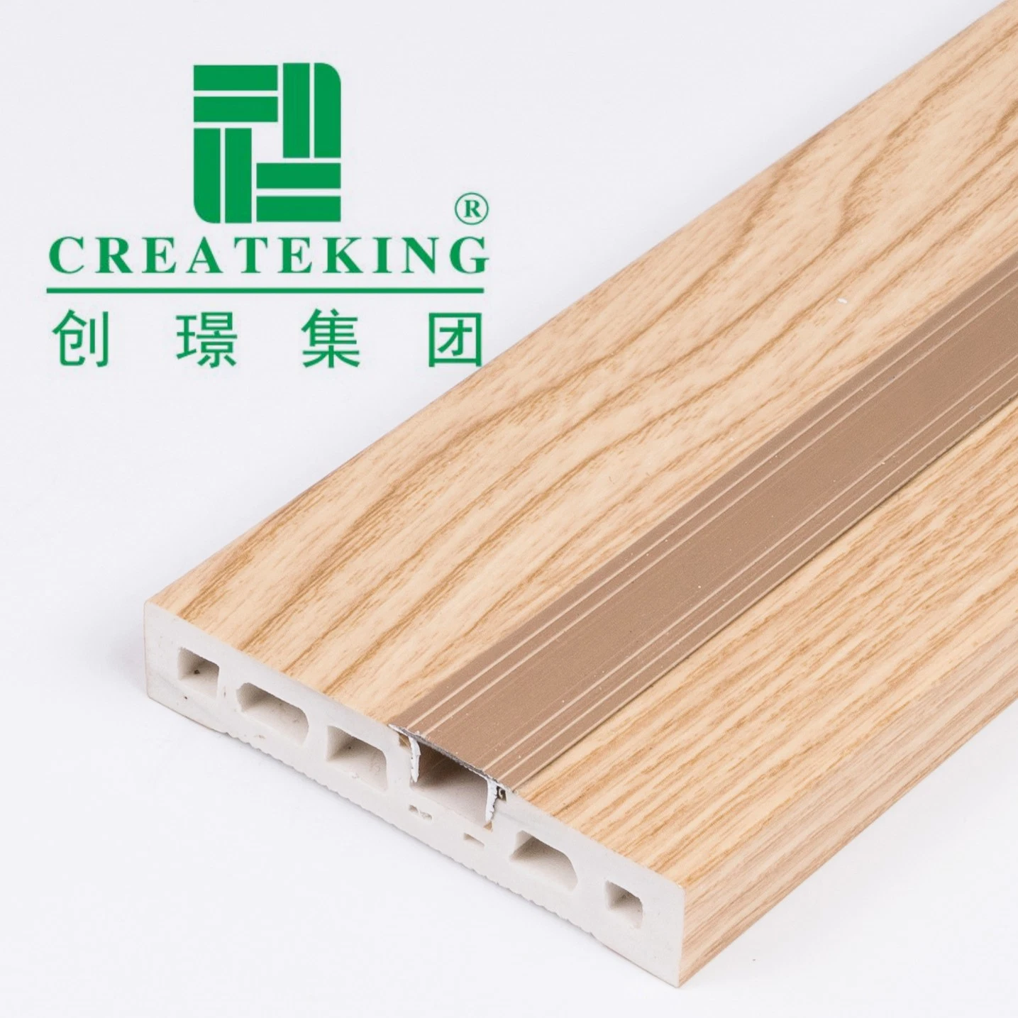 Decorative Baseboard Covers Clips Flexible PVC Wall Skirting Board