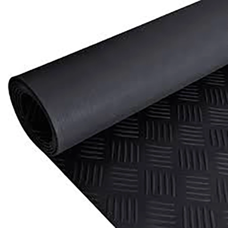 Anti-Slip Rubber Flooring Mat 2.5mm~10mm Custom Color and Size