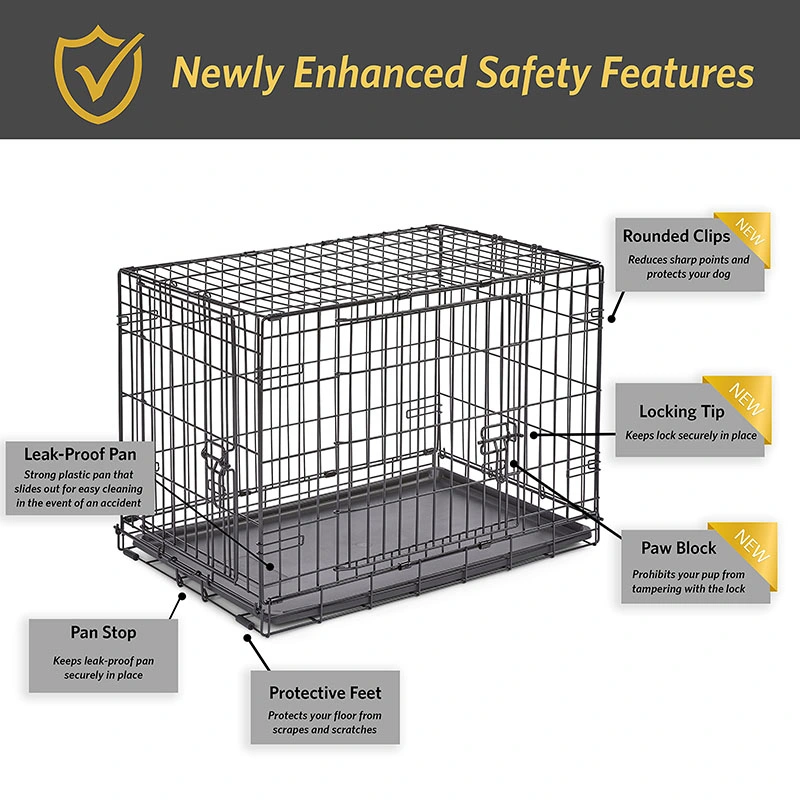 Metal Iron Pet Product Supply for Dog Crate or Dog Cage