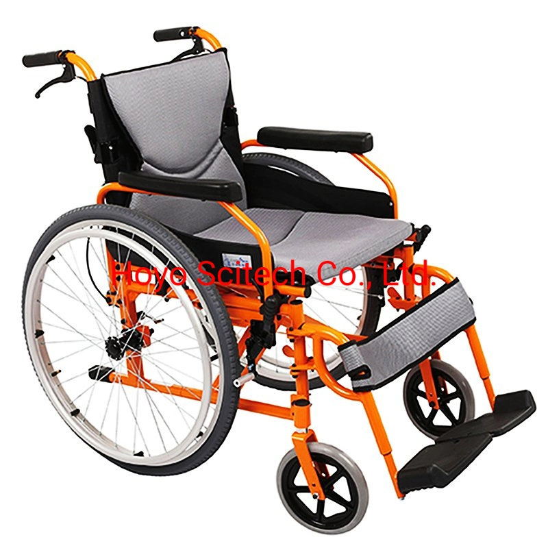 دليل البيع الساخن كرسي متحرك قابل للطي قياسي كرسي متحرك رياضي كرسي متحرك يدوي خفيف الوزن