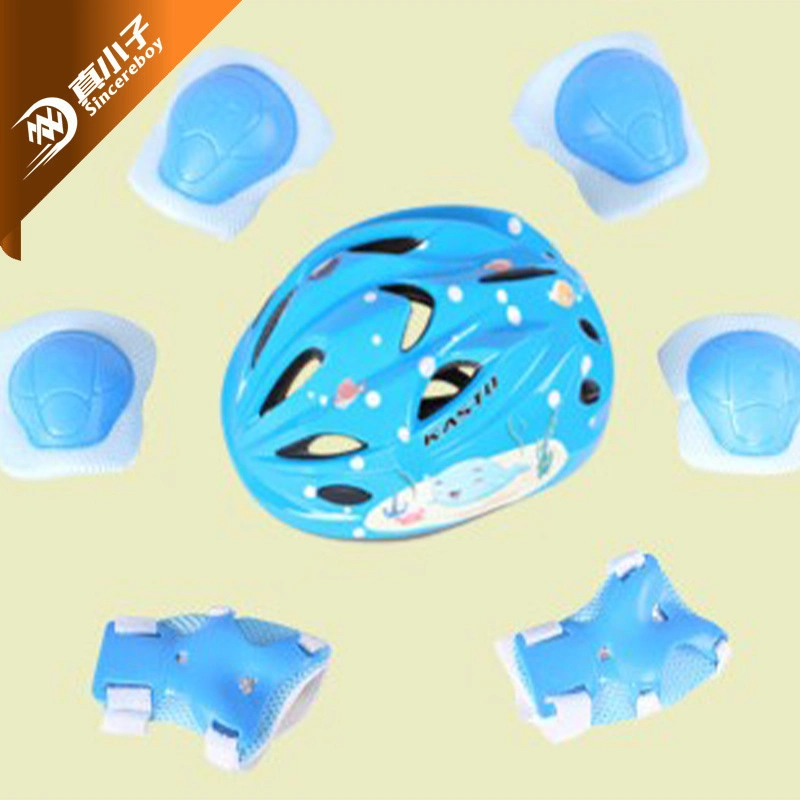 Ensemble poignet réglable pour enfant Helmet Skate Sports avec casque Équipement de protection des coudes pour vélo d'équilibre