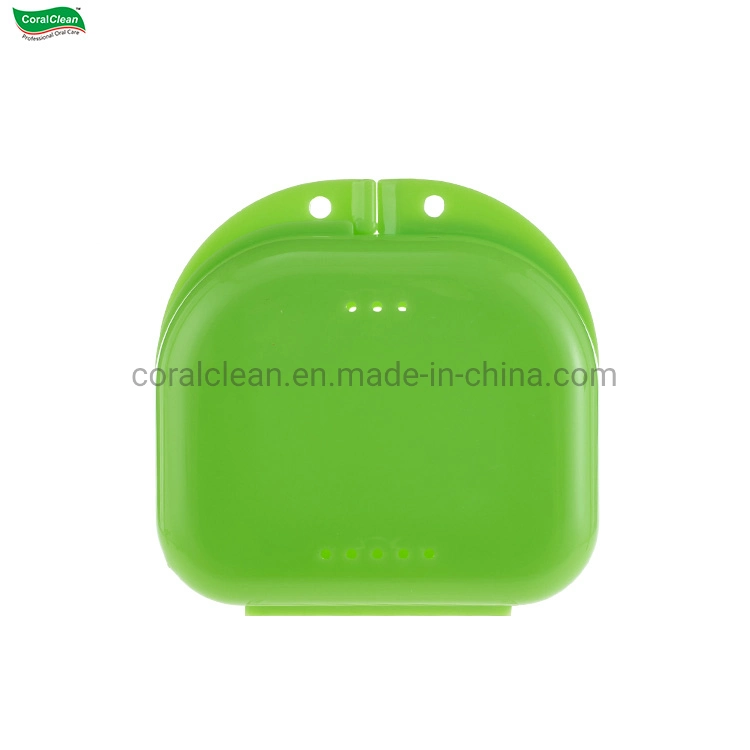 Manufacturer Logo OEM Cleaning Bath Box Denture Case Keep Clean