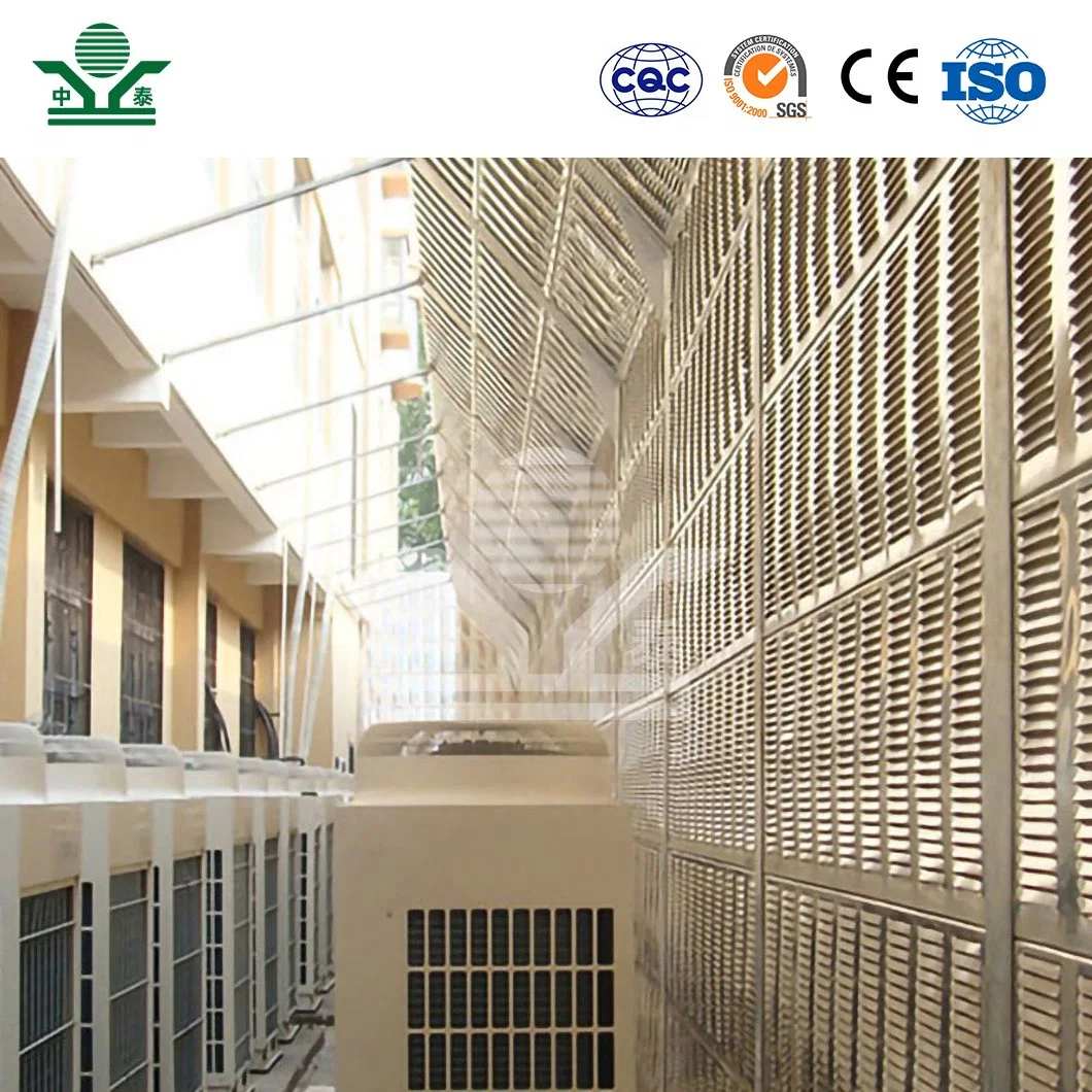 Zhongtai Sound Barrier Fence Outdoor China Manufacturing Temporary Outdoor Sound Barrier 80mm 120mm 140mm Thickness Air Conditioner Sound Barrier