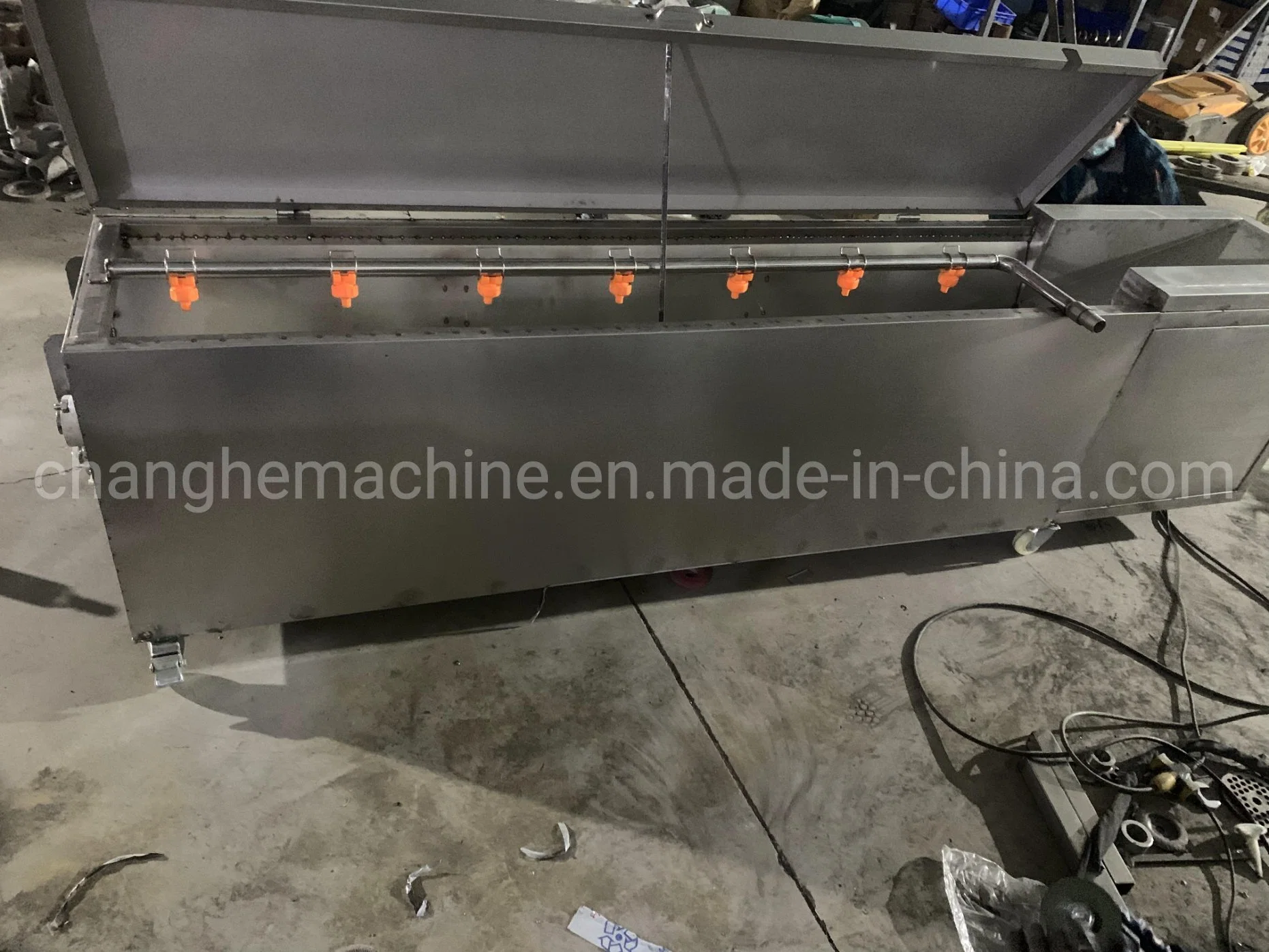 Peach Strawberry Cleaning Machine Radish Sweet Potato Parallel Wool Roller Cleaning Machine