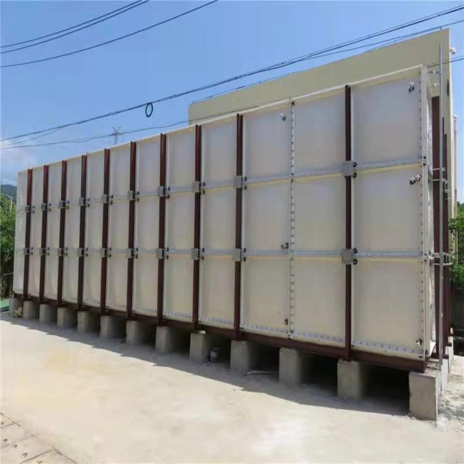 Rectangular SMC GRP FRP Fiberglass 5000 L Water Tank