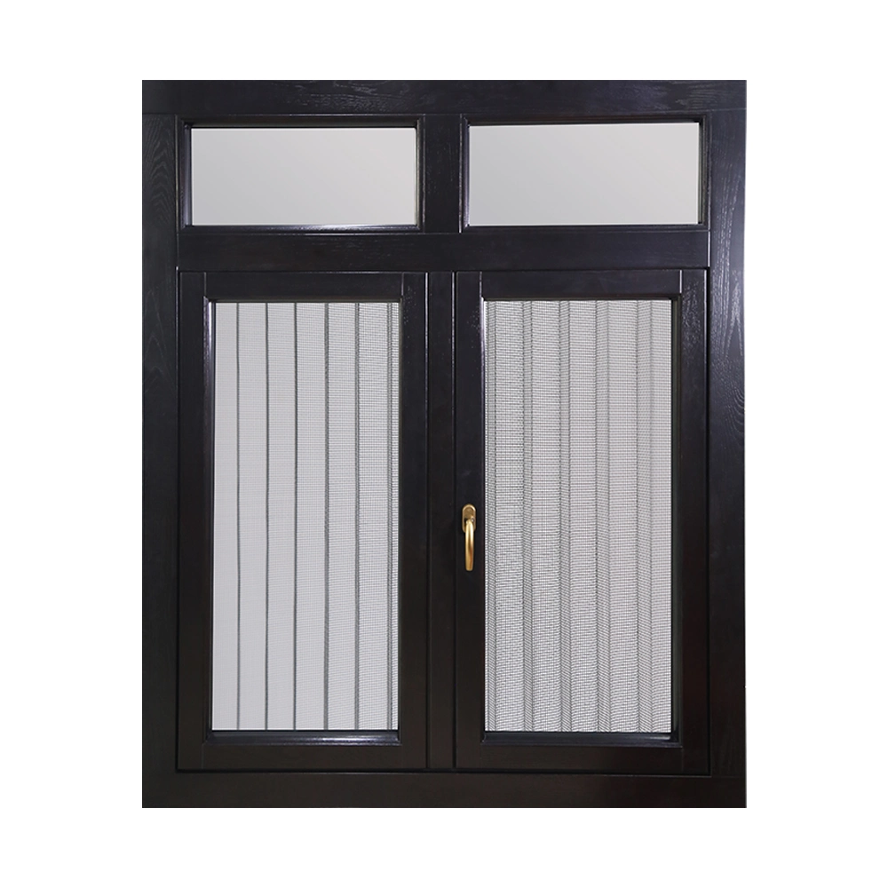 90hw Luxury Tailored European Style High-Security Triple-Glazed Dual-Chamber Aluminum-Wrapped Wood Outswing Window