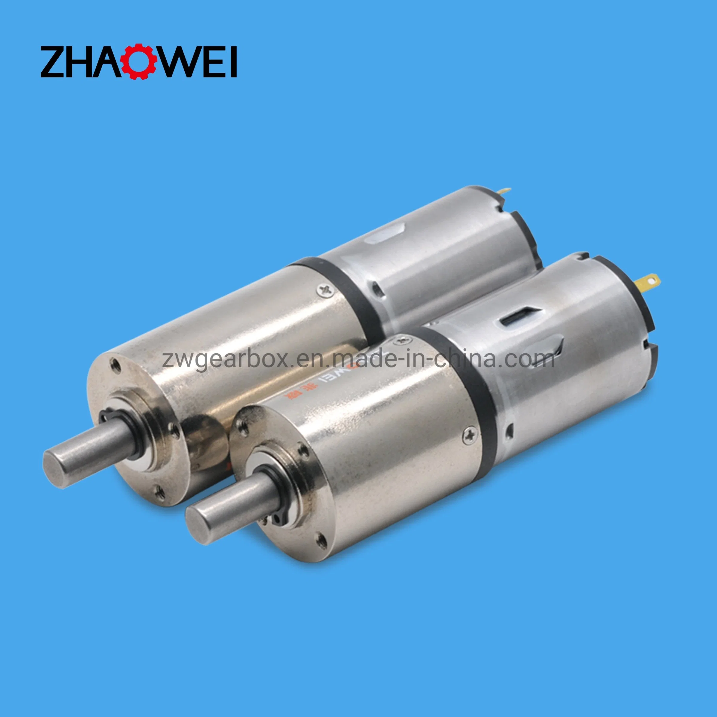 12V Low Rpm Small DC Gear Motor with Gearbox