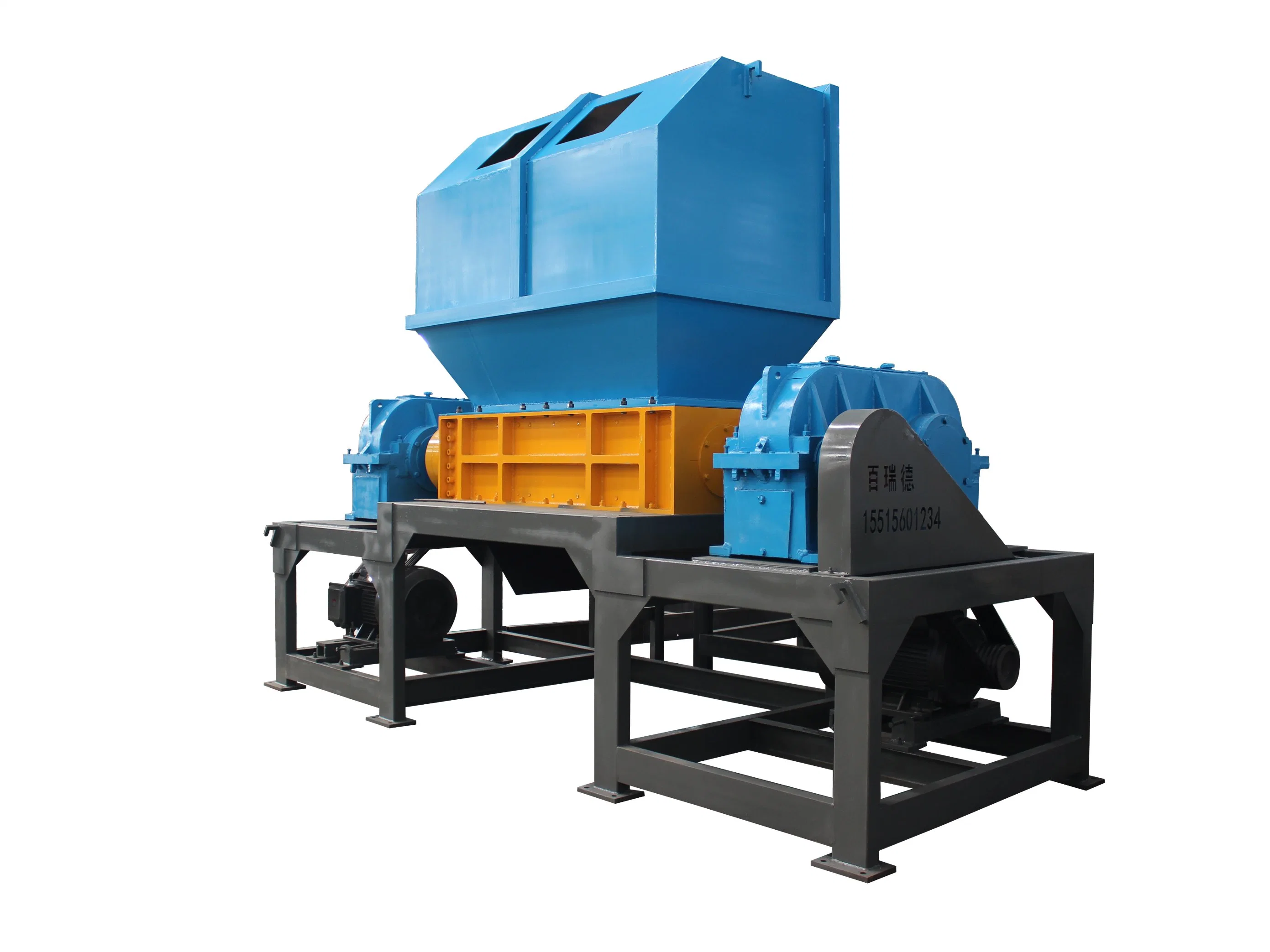 Double Shaft Industrial Shredder Wood Sofa Scrap Metal Wire Crushing Shredder Machine Sale