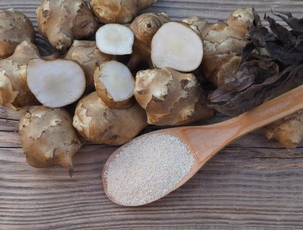 Extrait naturel de racine de chicorée inuline, poudre d'inuline en vrac, inuline 90% organique