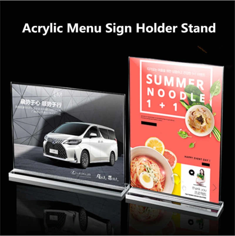 Car Magazine Brochure Leaflet Holders Advertising Acrylic Pet PVC Floor Display Stand