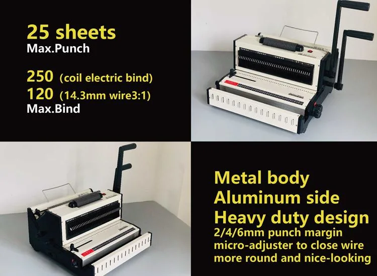 Book Binding Machine Manual Wire Spring Coil Binding Machine