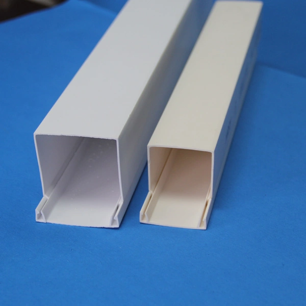 Full Size 10X10mm 15X10mm 16X25mm 40X25mm 150X100mm Hotsale Cheap Plastic Cable Duct Electrical Industrial PVC Maxi Trunkingch