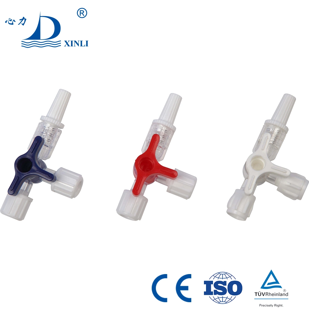 CE Approved Disposable Three-Way Valve for Medical Infusion Plus Medicine