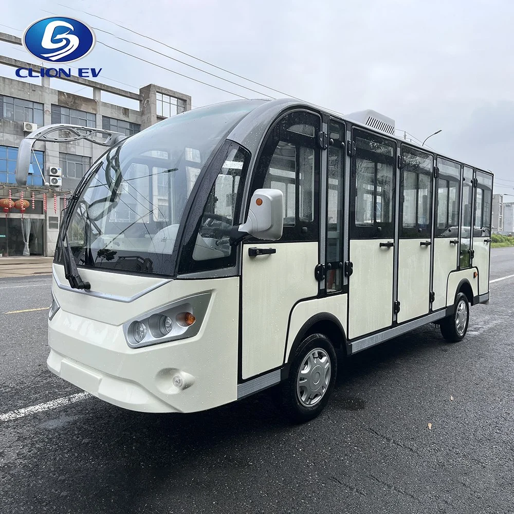 AC 128-250V Cargador eléctrico cerrado 14 asientos EV Electric Resort Autobús turístico