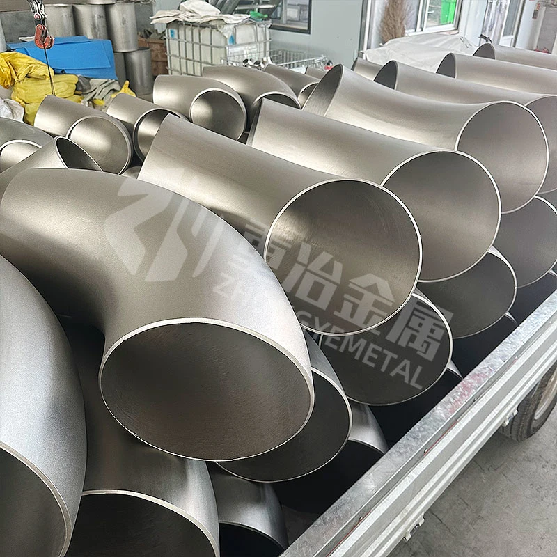 Customized Butt-Weld-Accessories Nickel-Alloy-Inconel-825 ASTM-B423 Malleable-Iron-Conduit 25mm 4inch Stainless Steel Clamped Socket Elbow