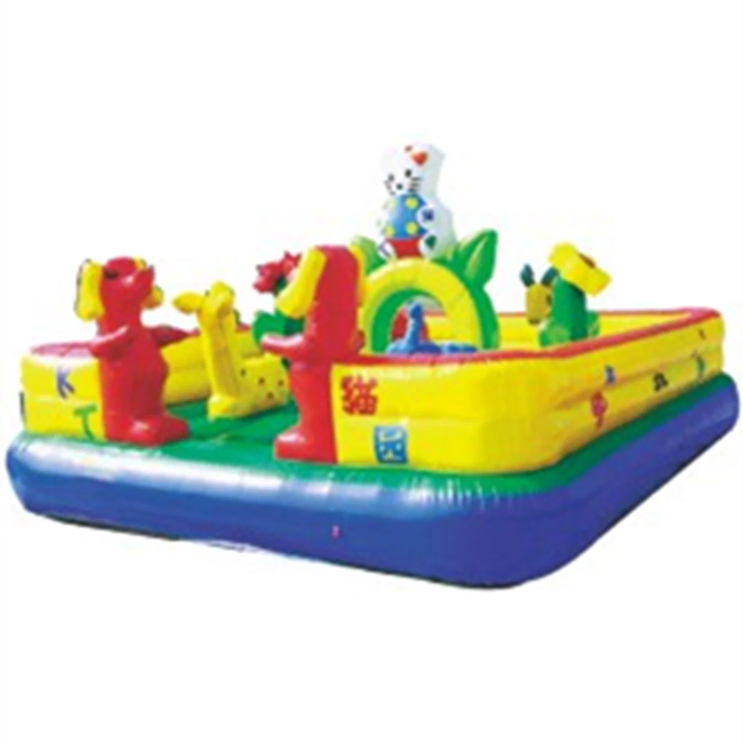 Children&prime; S Inflatable Castle Amusement Park Equipment Slide Trampoline Toy 16CB