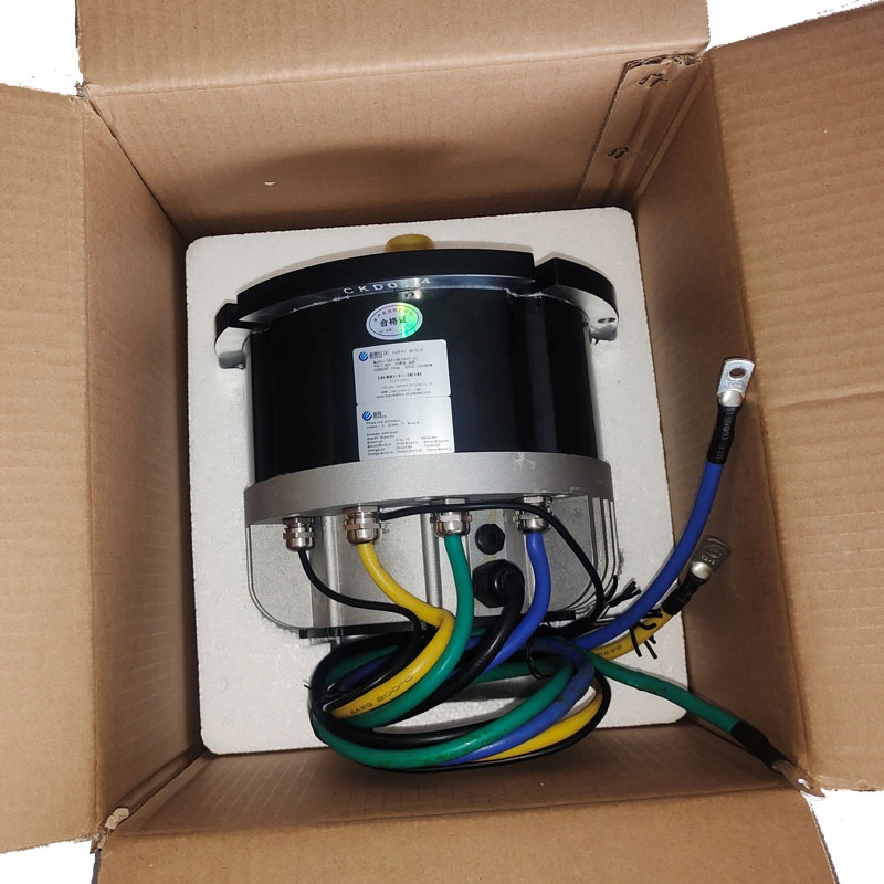 Lk215-04-15 48V 4000W großer Drehmoment bürstenloser DC-Servomotor Parameter Niederspannung 25,5n. M 1500rpm Marine Motor Heavy Farm Vehicle Golf Battery Car 48V 4000W