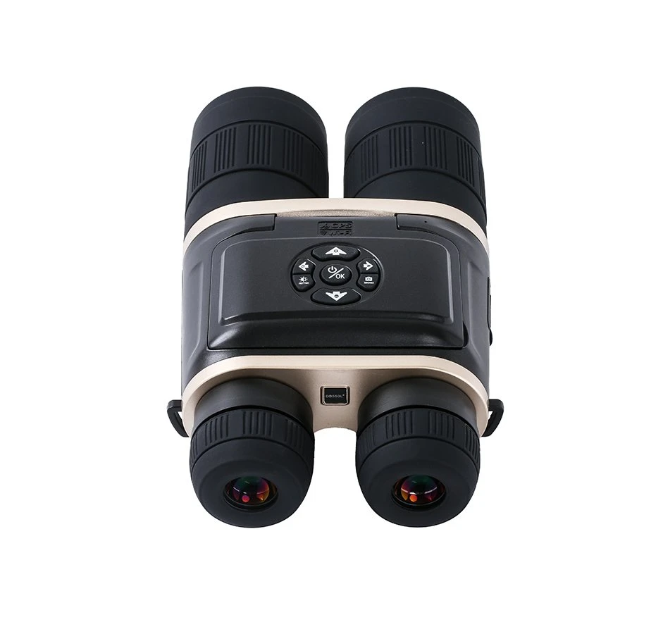 High-Resolution Binoculars Infrared Thermal Imager Night Vision Instrument WiFi/GPS Positioning High-Definition Integrated External Screen Photography Video