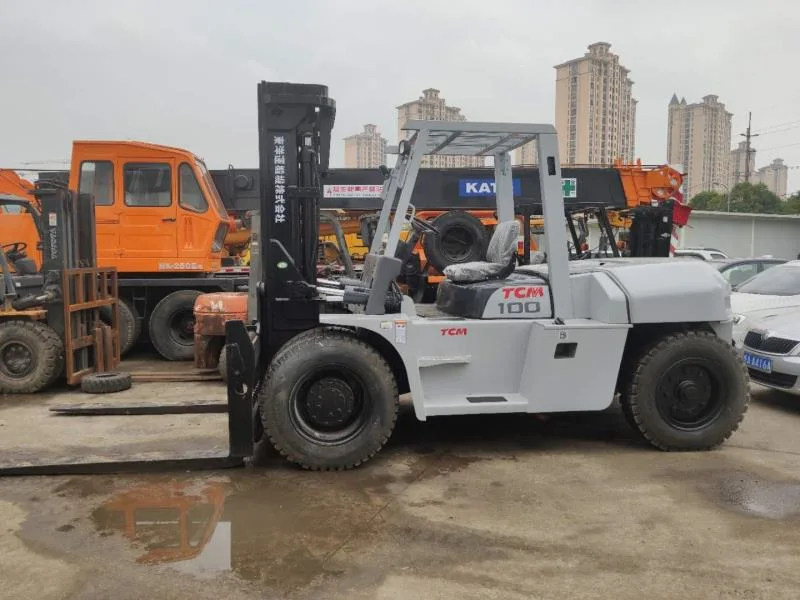 6000mm Height Tcm Diesel Forklift10tons Japanese Engine Good Condition