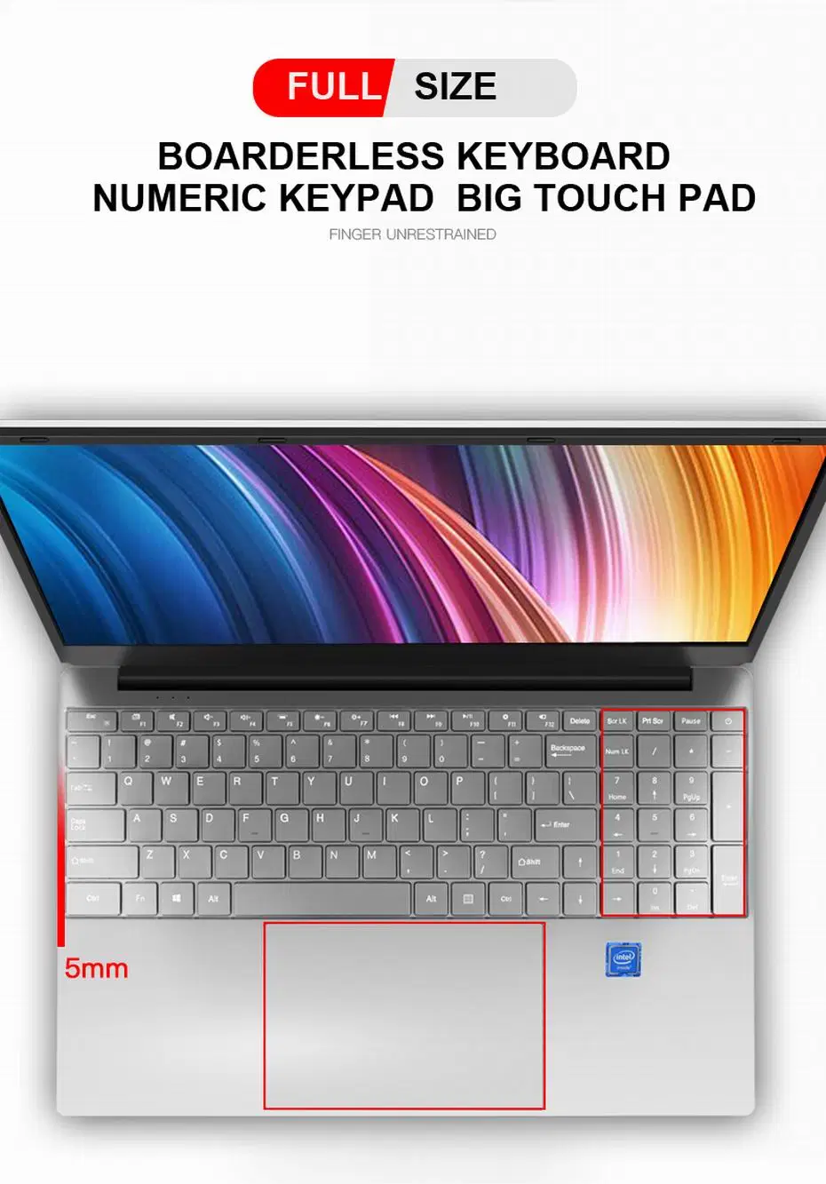 Original I3-5005u Fingerprint Unlock Backlit Keyboard Mini Laptop