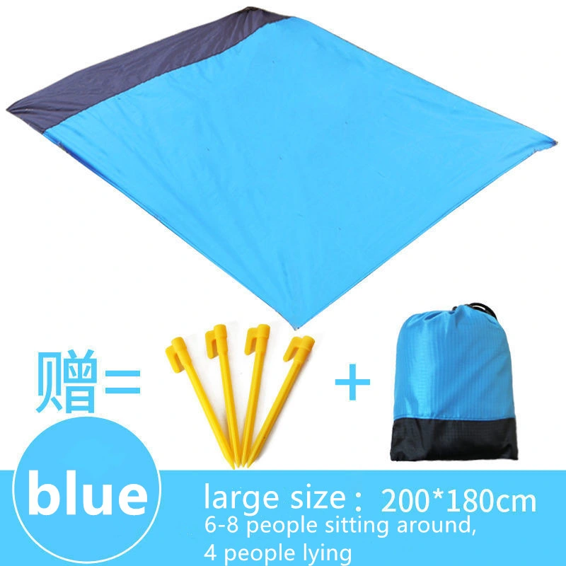 Sandproof Wasserdichte Picknick-Decke Outdoor Kompakte Tasche Decke Leicht Boden Matte Cover Matte Strand Decke für Wandern Camping Festivals Sportreisen