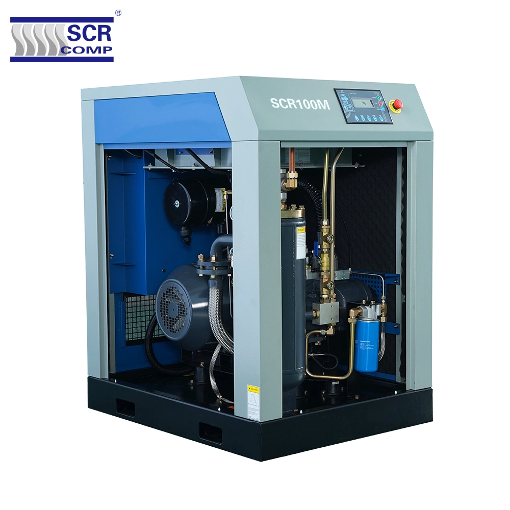 O SCR100m Compressor de ar de parafuso estacionários Ce/UL/ASME/Certificado fantasma