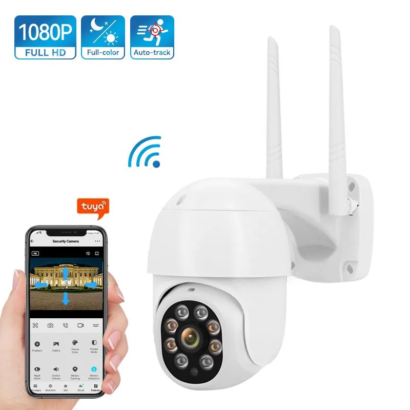 Wireless IP Security Speed Human Detection Smart Tuya CCTV PTZ WiFi Camera