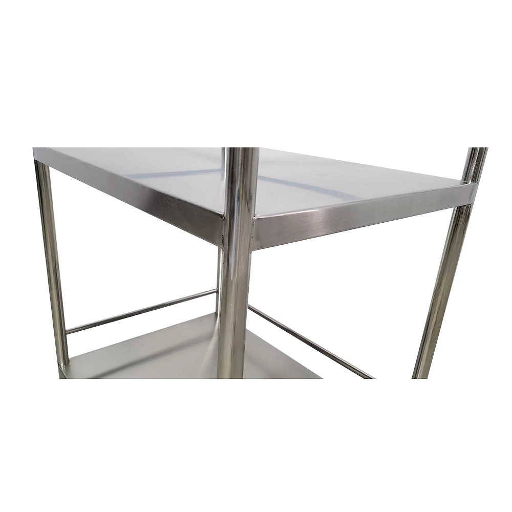 Mn-SUS052A CE&ISO Medical Cart Stainless Steel Treatment Trolley Hospital Equipment