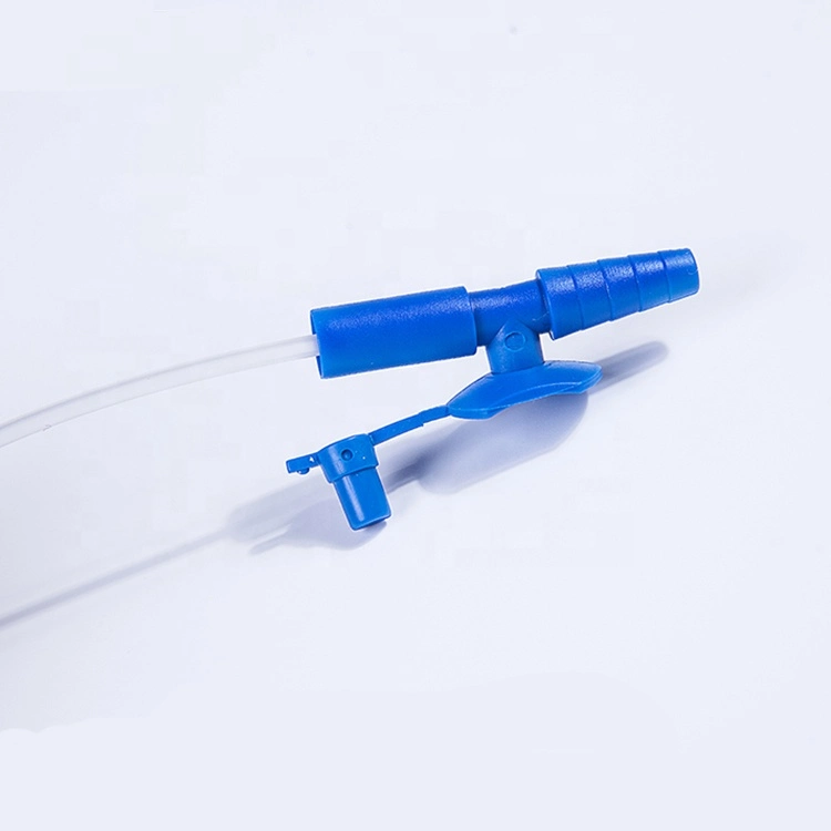 Disposable Medical Soft PVC Tube Suction Catheter with PE Bag