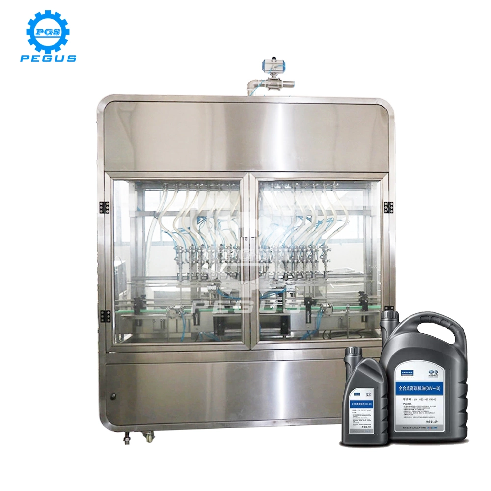 Automatic Alcohol Hand Sanitizer Liquor Vinegar Liquid Filling Machine for Chemical Industry with Capping Labeling Equipment