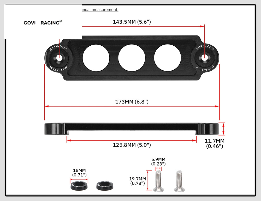 Car Racing Battery Tie Down Hold Bracket Lock Anodized for Jdm Honda Civic/Crx 88-00