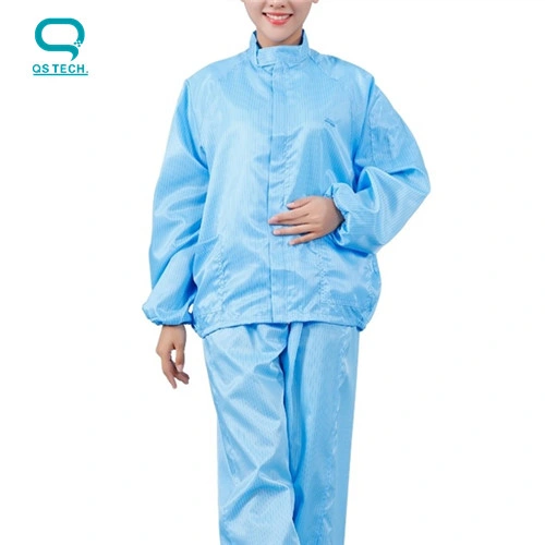 ESD Split Clothing with Sleeve Pen Pockets for Biology Laboratory