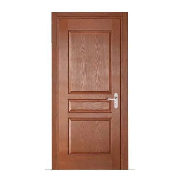 Simple Design Bedroom Entrance Interior Doors with Frame Wooden Doors for House