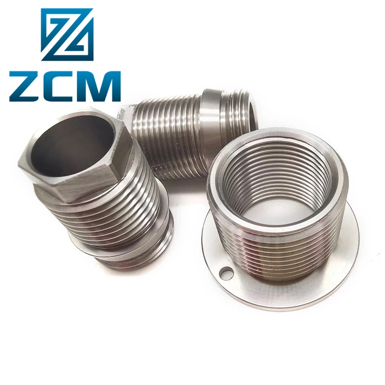 Shenzhen Custom Manufacturing CNC Metal Stainless Steel/Brass/Copper/Aluminum 7075/6061 Airplane Oil Pipe Joint