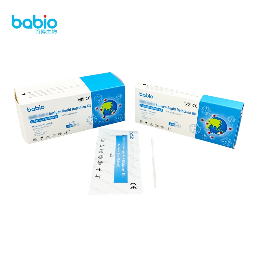 Antigen Test Medical Diagnostic Swab/Salive Antigen Rapid Test for 25 Persons or Self-Test 1person Rat Antigen Rak Test From The Manufacturer