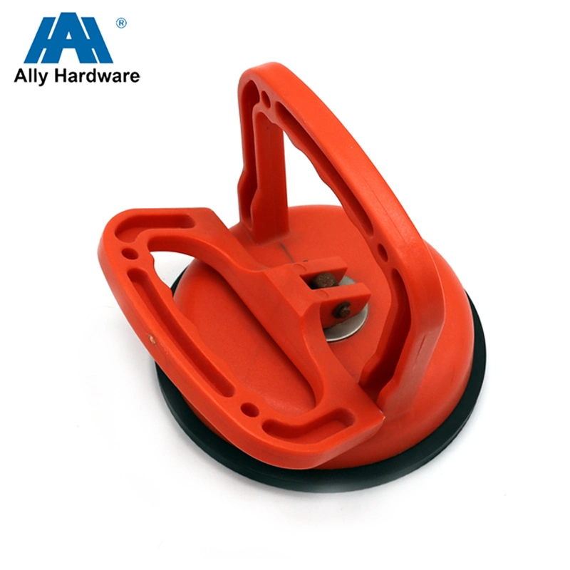 Heavy Duty Red Aluminum Alloy Vacuum Glass Suction Cup Glass Sucker